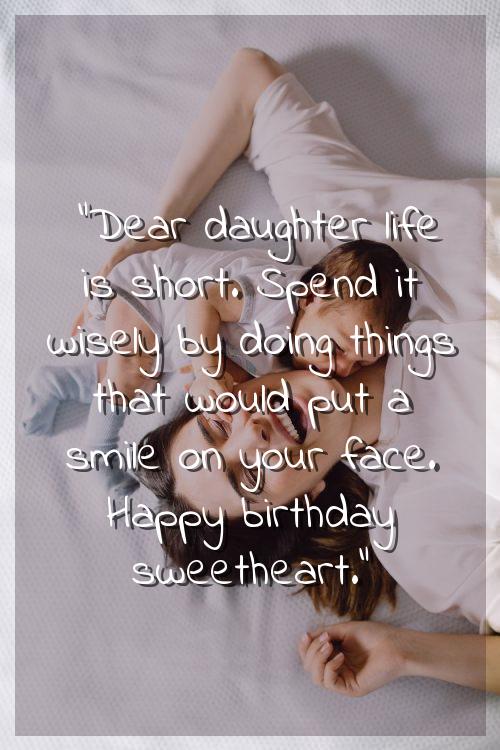 birthday words for daughter